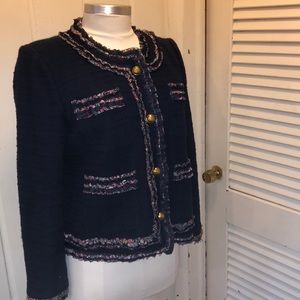 J.Crew cropped tweed jacket sz. 14